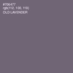 #706477 - Old Lavender Color Image